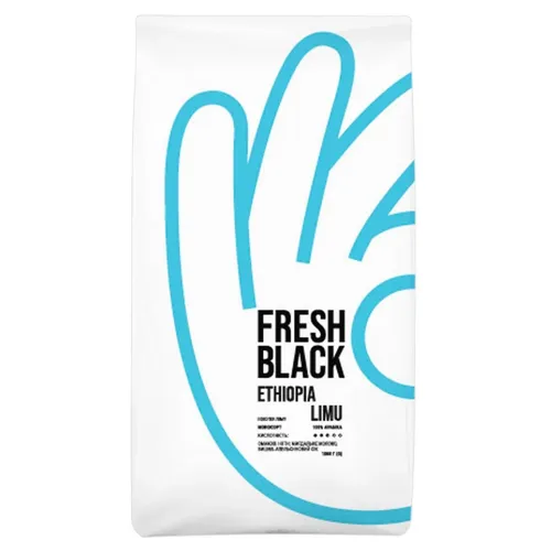 Кава Fresh Black Ефіопія зерно