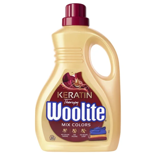 Гель для прання Woolite Keratin Therapy для кольорових тканин 1,8л
