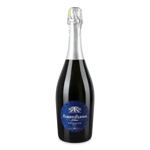Вино ігристе біле брют DOC Prosecco Alberto Ruffini 0.75л 11% п/пл