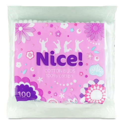 Палички ватні Nice! косметичні
