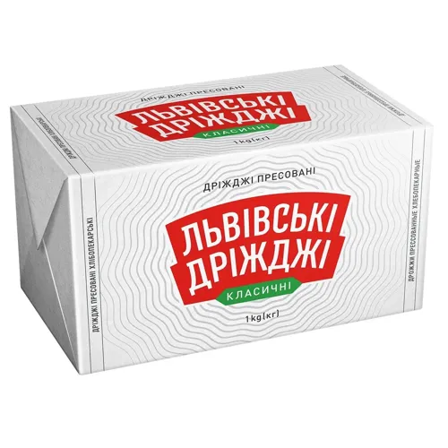 Дріжджі Львівські дріжджі Класичні пресовані 1кг