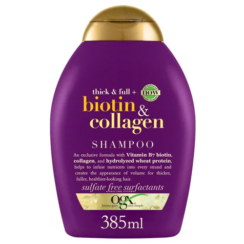 Шампунь Ogx® Biotin & Collagen для позбавленних об'єму та  тонкого волосся з біотином і колагеном 385мл