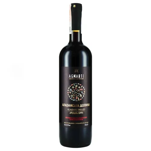 Вино Agmarti Алазанська долина красное полусладкое 10.5-12.5% 0,75л