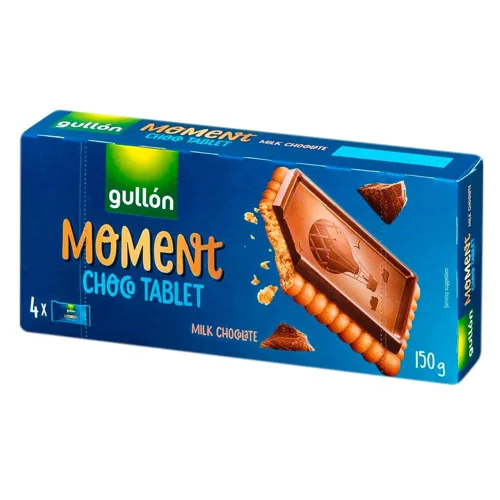 Печиво Gullon Moment з молочним шоколадом 150г