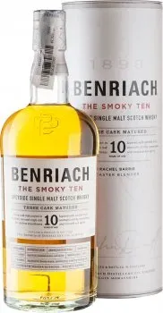 Віскі односолодовий Benriach The Smoky Ten 10 років витримки 0.7л 46% в тубусі
