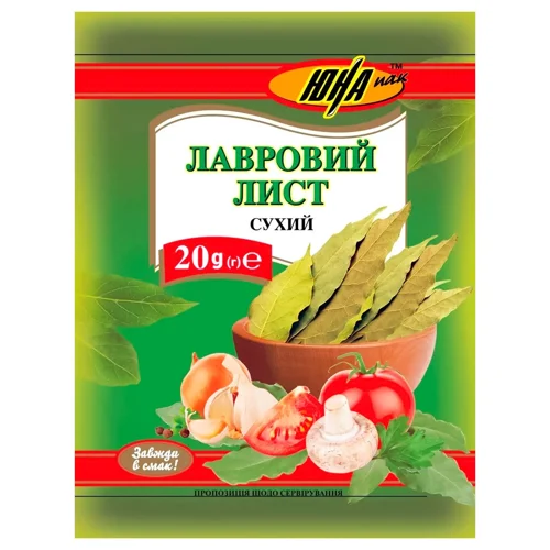Лавровий лист Юна 20г