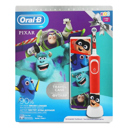 Електрична Зубна Щітка Для Дітей Від 3 Років, Pixar Oral-B, В/ґ, 1шт