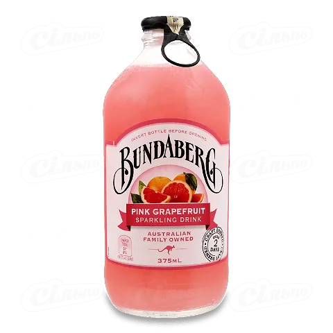 Напій Bundaberg Pink Grape-Fruit безалкогольний сильногазований, 0,375л