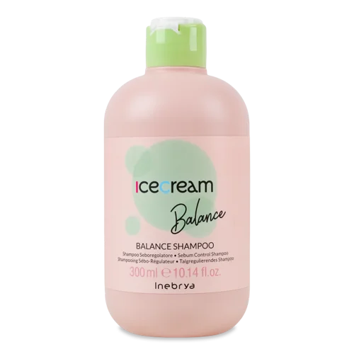 Шампунь для Жирного Волосся Ice Cream Balance Inebrya, 300мл