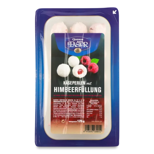 Сир Quesos ElPastor Сирні Перлини З Малиною, Вищого Ґатунку, 42.9%