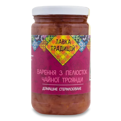 Варення З Пелюсток Чайної Троянди, с/б 340г