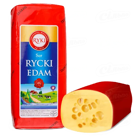 Сир Ryki «Рицький Едам» з коров'ячого молока 45%, кг