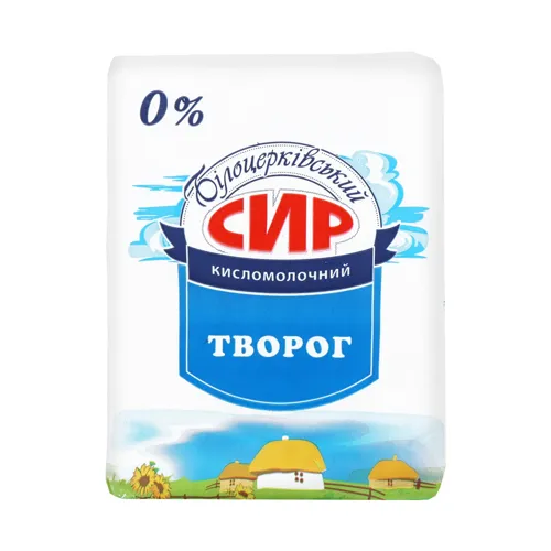 Сир кисломолочний 0% Білоцерківський м/у 200г