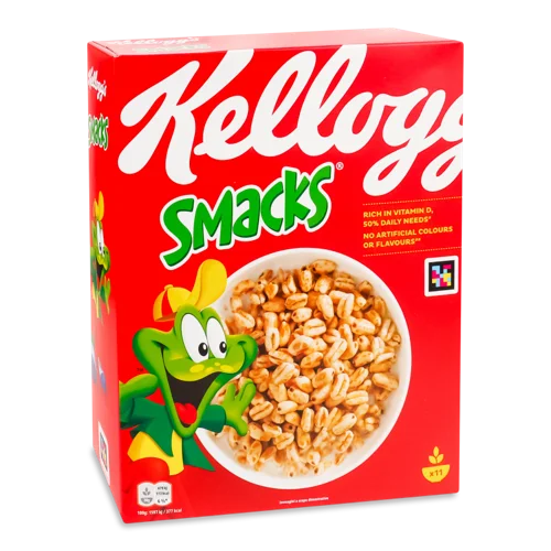 Пластівці Мультизлакові Kellogg's Smacks, в/ґ, 300г