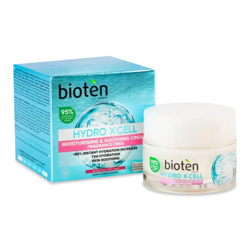 Крем Bioten Hydro X-cell для сух/чутл шкіри денний