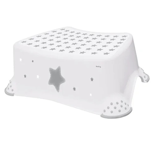 Ступінь-лавочка Keeeper Stars 40,5х28,5х14см білий