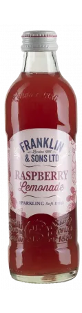 Безалкогольний напій газований Franklin & Sons Лимонад з Малиною, 0,275л