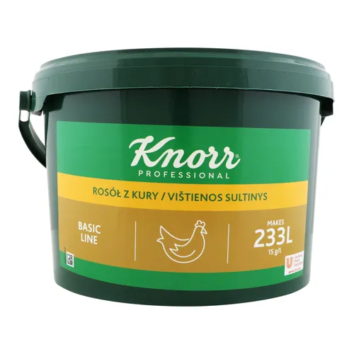 Бульйон швидкого приготування курячий Knorr відро 3.5кг