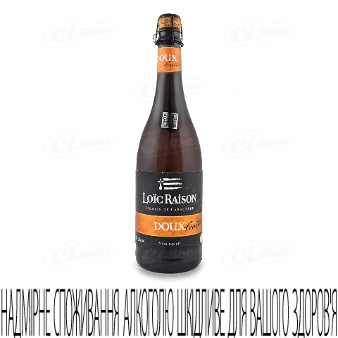 Сидр Loic Raison Cider Doux солодкий, 0,75л