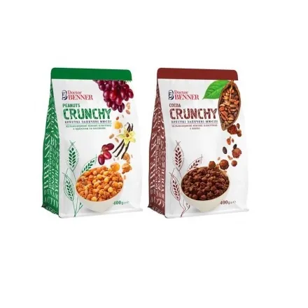 Кранчі 400г Dr.Benner з арахісом, з какао