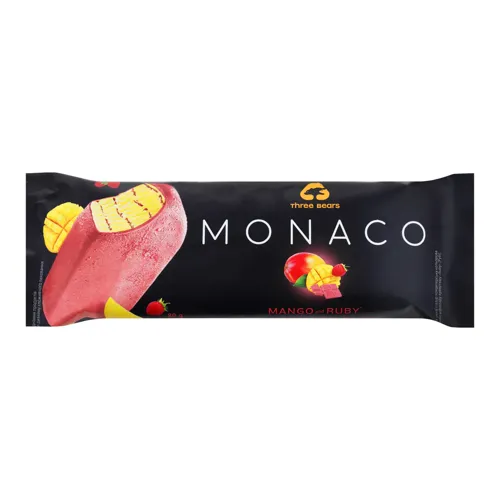 Морозиво 10% Манго та Рубі Monaco Three bears м/у 80г