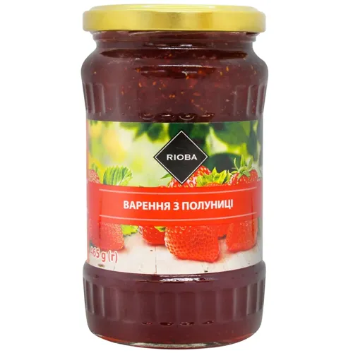 Варення Rioba з полуниці 465г