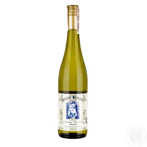 Вино August Wienfox Lustige Nonne біле сухе 9,5% 0,75л