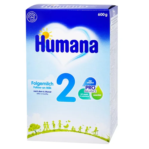 Суміш молочна суха Humana 2 для дітей з 6 місяців 600г