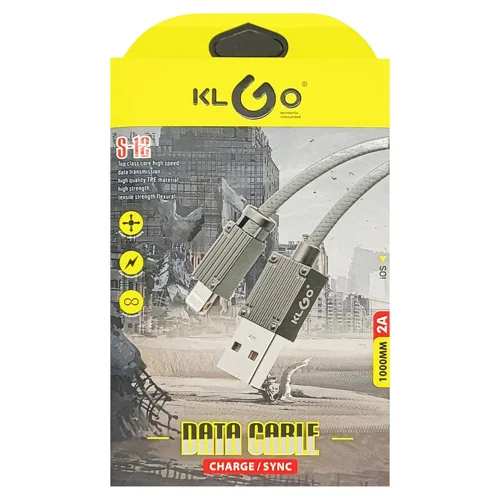 Кабель Klgo для передачі даних 1м USB-IOS,S-12