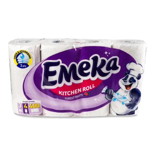 Паперові Рушники Forest Fruits Emeka 3-х Шаров, 4шт