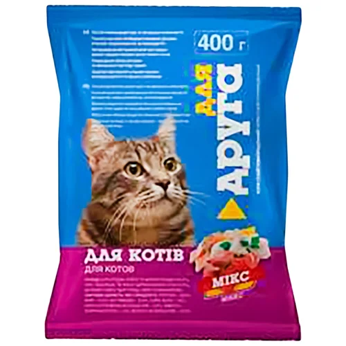 Корм сухий Для Друга Мікс для котів 400г