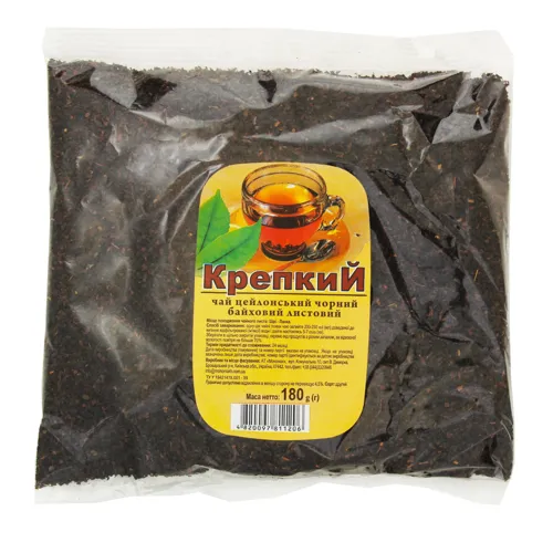 Чай чорний Крепкий цейлонський листовий