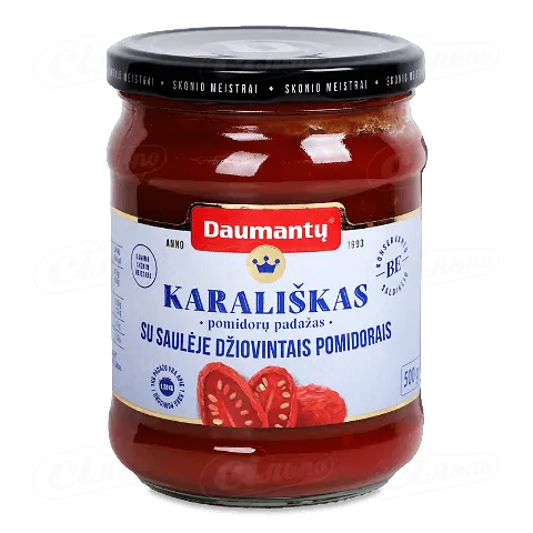 Паста томатна Daumantu «Королівська» з в'ялених томатів 30%, 500г