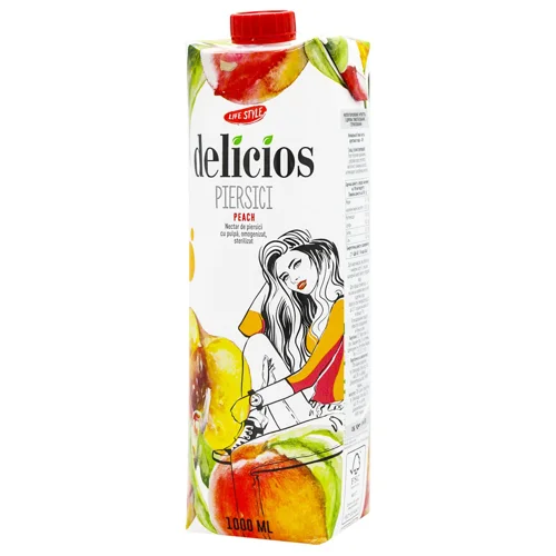 Нектар Delicios Персиковий 1л