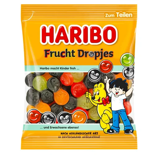 Цукерки Haribo Фруктові краплі 160г