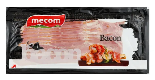 Бекон Mecom варено-копчений нарізаний в упаковці 150г
