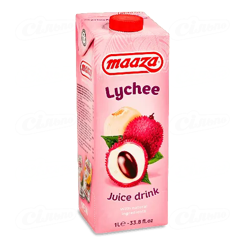 Напій соковий Maaza «Лічі» негазований, 1л