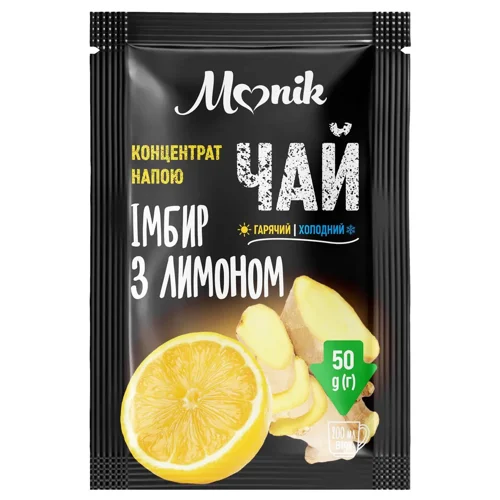 Чай концентрований Monik Імбир з лимоном 50г