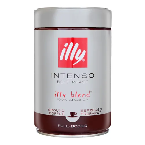 Кава натуральна смажена мелена Intenso Illy з залізній банці 250г