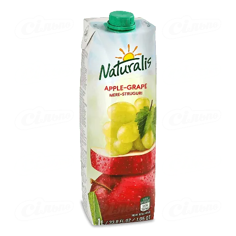 Нектар Naturalis яблучно-виноградний, 1л