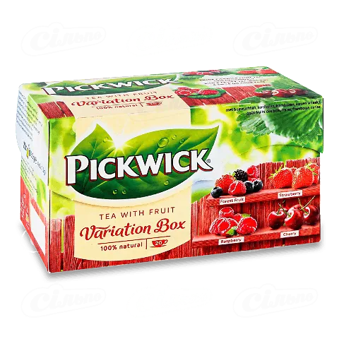 Чай чорний Pickwick Асорті з ягодами 4*5*1,5г, 30г