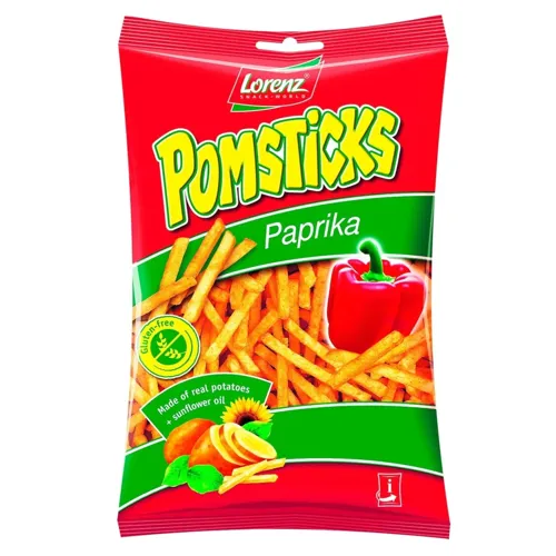 Соломка Lorenz картопляна зі смаком паприки 85г