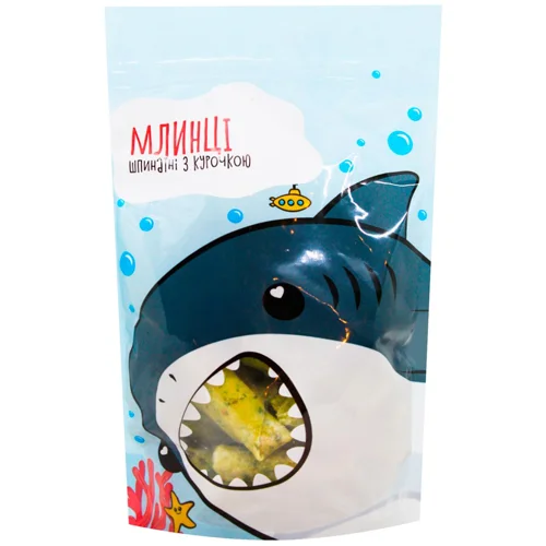 Млинці Winetime Frosty міні шпинатні з курочкою заморожені 400г