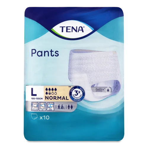 Підгузки-Трусики Одноразові Large Pants Normal Tena, 10шт