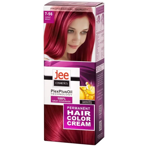 Крем-фарба Jee Cosmetics 7-56 яскравий гранат