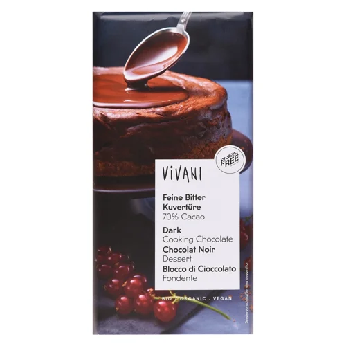 Шоколад чорний Vivani органічний 200г