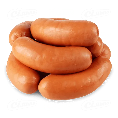 Сардельки «М'ясний хутір» «Соковиті» натуральна оболонка 1 ґатунок, кг