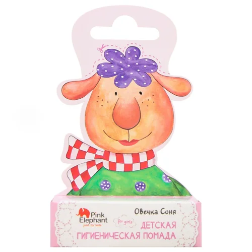 Помада Pink Elephant Star Shine Овечка Соня гігієнічна 3г