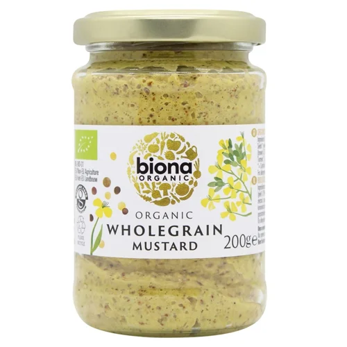 Гірчиця Biona Organic Цільнозернова органічна 200г
