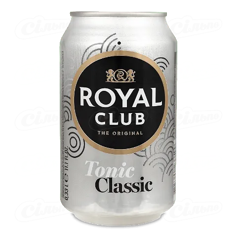 Напій Royal Club «Тонік» безалкогольний газований, 0,33л